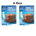Pillsbury Milk Chocolate Brownie Mix, Family Size, 2 Pack, 18.4 Oz