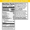 Keebler Toast and Peanut Butter Sandwich Crackers, Single Serve Snack Crackers, 8 Count
