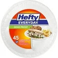 ( 2 Pack ) Hefty Everyday Plates Soak Proof 8.875 In. Compartment 45 Count