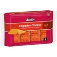 ( 2 Pack ) Austin Cheddar Cheese on Cheese Sandwich Crackers, Single Serve Snack Crackers, 8 Count