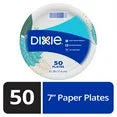 ( 2 Pack ) Dixie 7-Inch Paper Plates, 50 Count