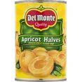 ( 2 Pack ) Del Monte Apricot Halves, Heavy Syrup, Canned Fruit, 15.25 oz Can