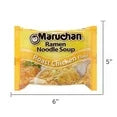 Maruchan Roast Chicken Noodles, 3 oz Packaged Soup, Quantity of 24