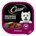 ( 2 Pack ) Cesar Classic Loaf in Sauce Porterhouse Steak Wet Dog Food, 3.5 oz Tray