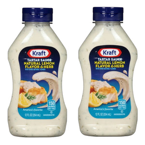 Kraft Tartar Sauce with Natural Lemon Flavor & Herb, 12 fl oz Bottle(s)