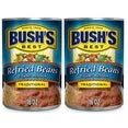 Bush's Best Canned REFRIED BEANS, 16-Ounce (Pack of 2)