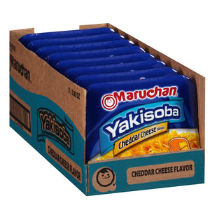 Maruchan Yakisoba Cheddar Cheese Flavor, 3.96 oz, (Pack of 8)