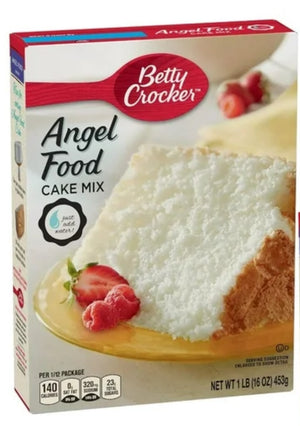 ( 2 Pack ) Betty Crocker Ready to Bake Angel Food Cake Mix, 16 oz.
