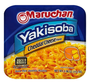 Maruchan Yakisoba Cheddar Cheese Flavor, 3.96 oz, (Pack of 8)