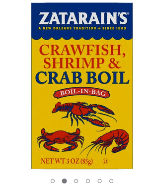 ( 4 Pack ) Zatarain's Crawfish Shrimp Crab Boil In Bag, 3 Oz