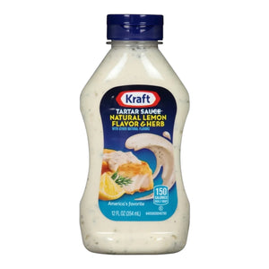 Kraft Tartar Sauce with Natural Lemon Flavor & Herb, 12 fl oz Bottle(s)