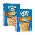 Pop Tarts Toaster Pastries, Unfrosted Brown Sugar Cinnamon 8 ct (Pack of 2)