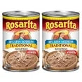 Rosarita Low Sodium Refried Beans, 16 oz, Pack of 2
