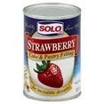 Sokol Solo Cake & Pastry Filling, 12 oz, Strawberry