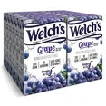 Welch's Singles To Go Water Drink Mix - Powder Sticks, 3 Boxes with 6 Packets Each - 18 Total Servings, Grape, 0.45 Ounce (Pack of 12)