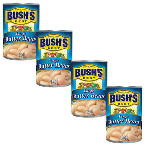 Bush's Best Large Butter Beans, 15-Ounce Can (Pack of 4)