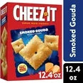 ( 2 Pack ) Cheez-It Cheese Crackers, Baked Snack Crackers, Lunch Snacks, Smoked Gouda, 12.4 Oz Box