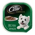 ( 2 Pack ) Cesar Classic Loaf in Sauce Adult Wet Dog Food Turkey, 3.5 oz