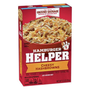 Hamburger Helper Potatoes & Topping Mix, Cheesy Hashbrowns, 5.5 oz, Quantity of 2