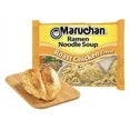 Maruchan Roast Chicken Ramen Noodle, 3 oz, Pack of 12, Bundled With V2U Utensil Set